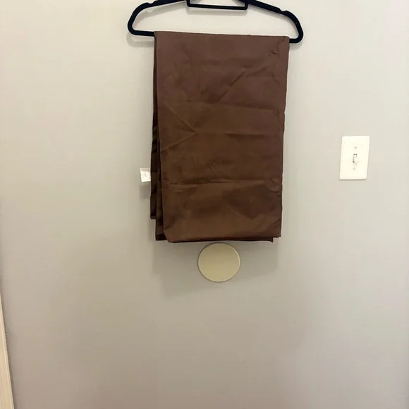 Blackout energy saving Brown Curtain Panel - Picture 1 of 6